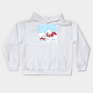 Snowkitty Friend Kids Hoodie